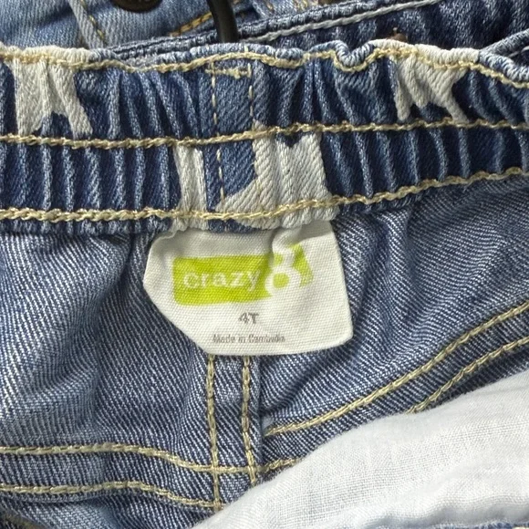 Crazy 8 Blue Star Jean Shorts - Picture 3 of 3